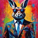 Schilderij Haas 03.21 van Blikvanger Schilderijen thumbnail