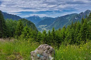 Panorama in den französischen Alpen
