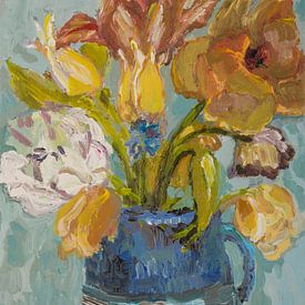 Fleurs bleues sur Tanja Koelemij