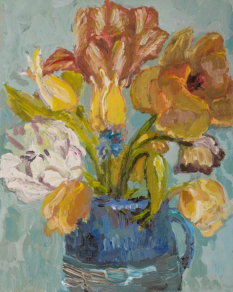 Fleurs bleues par Tanja Koelemij