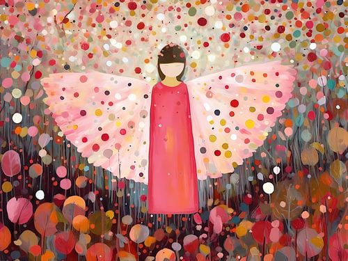 Gardian Engel schilderij