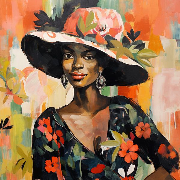Florale Eleganz von Wunderbare Kunst