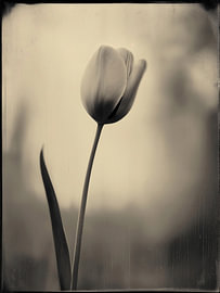 Tulip in Soft Light No. 17 by Studio Silver & Sepia