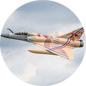 Flyby Franse Dassault Mirage 2000-5F "Vieux Charles". van Jaap van den Berg