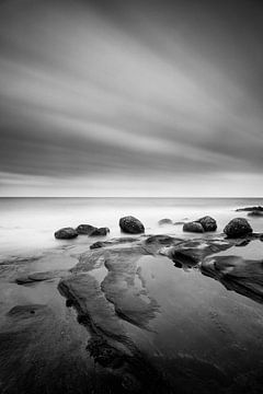 Roches et nuages sur Frank Hoogeboom