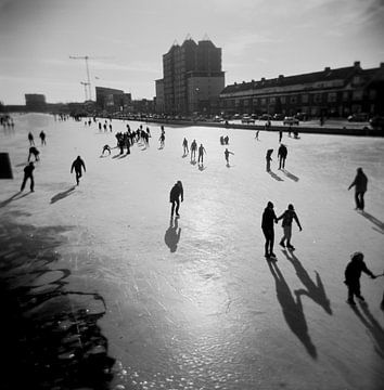 Haarlem auf Eis von Stefan Groenendijk