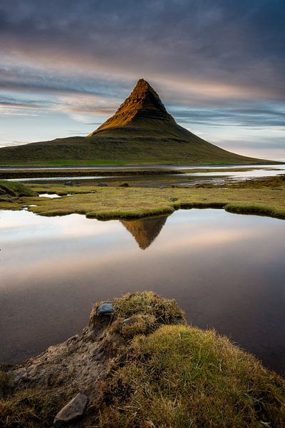 Landschaft Kirkjufell Island von Sander Grefte