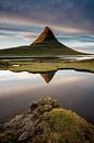 Landschaft Kirkjufell Island von Sander Grefte Miniaturansicht