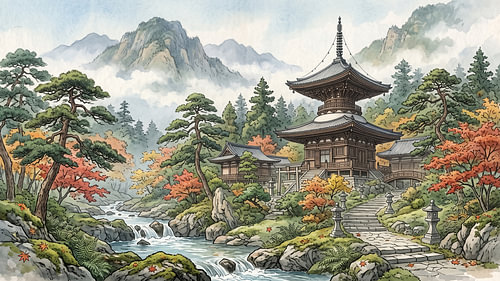 Der Tempel der Berge