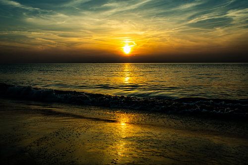Zonsondergang von Maarten van Wijk