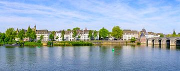 Maastricht met de St. Servaasbrug over de Maas van Sjoerd van der Wal Fotografie