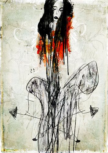 the girl in the dress