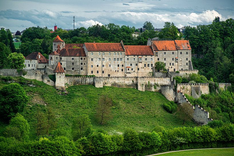 Burghausen op de Salzach van altmodern