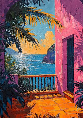 Matisse geïnspireerde zee Fauvisme zeezicht Middellandse Zee