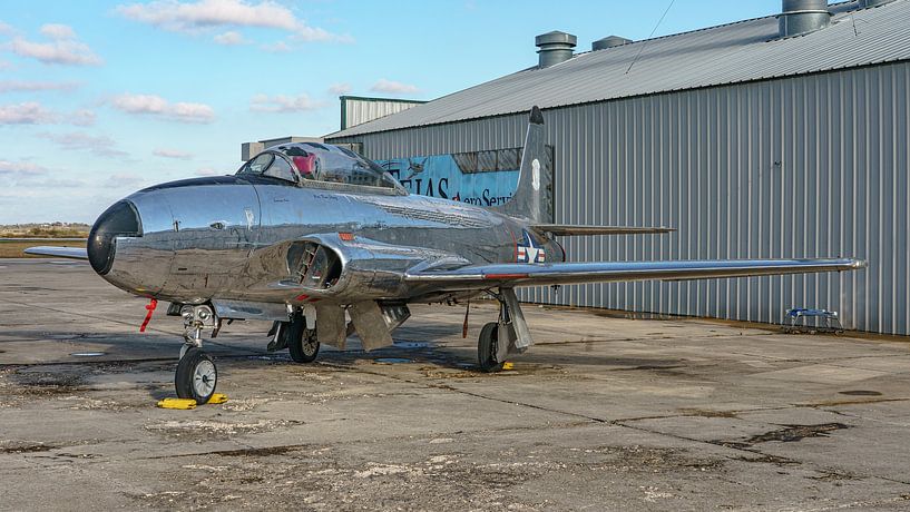 Lockheed T-33 Shooting Star. by Jaap van den Berg