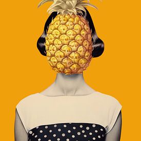 It's a Pineapple Portrait von Marja van den Hurk