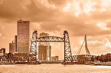 Bridges across the King's Harbour by Frans Blok