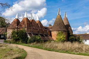 Oasthouses in Kent, England
