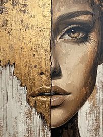 Portrait abstrait moderne sur SPEQ ART