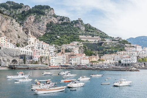 Views of Amalfi in Italy
