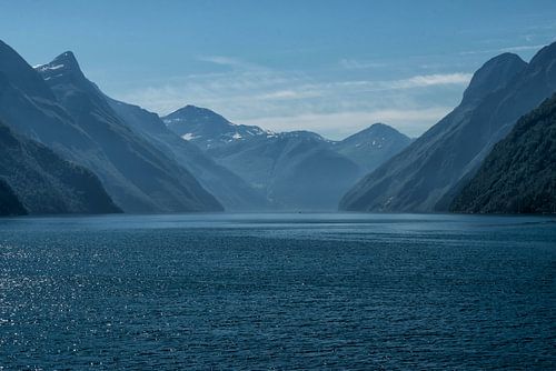 Bleu en mer en Norvège