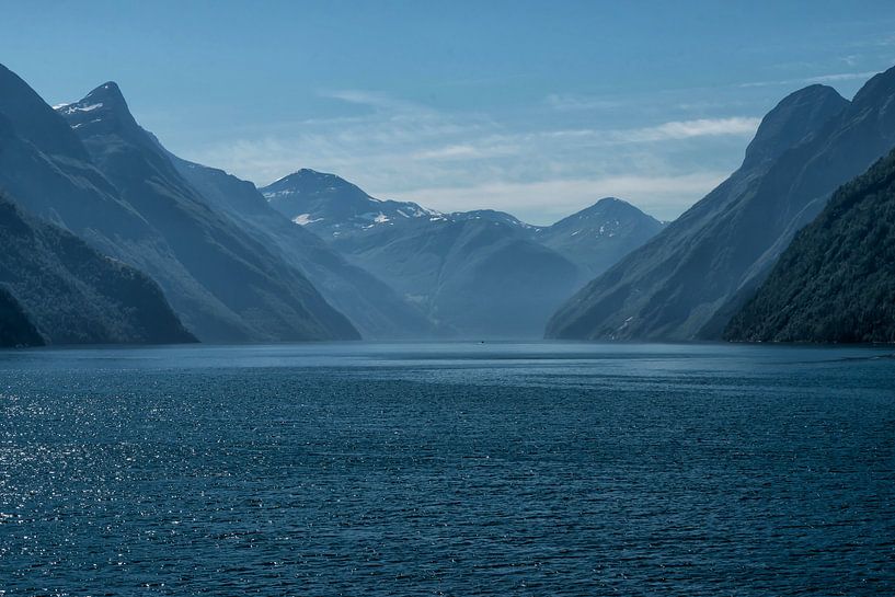 Bleu en mer en Norvège par Renate Oskam