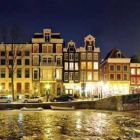 Panorama du quartier rouge d'Amsterdam sur Panorama Streetline