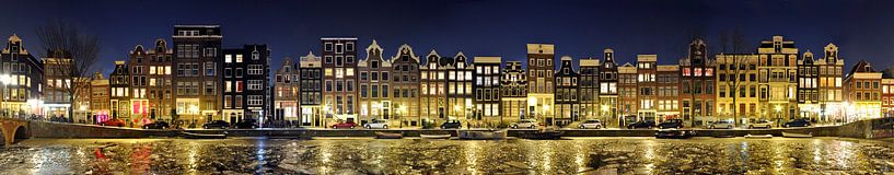 Amsterdam Rosse Buurt Panorama van Panorama Streetline