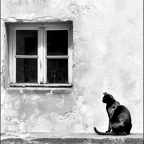 Subdued Observer - The Black Cat and the Silent Window