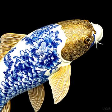 Delftware Koi van byRenzo