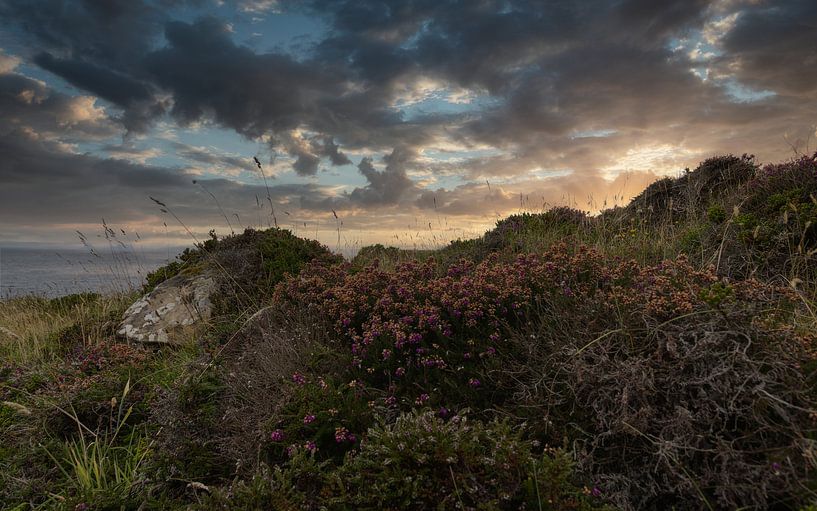 Ein schöner Sonnenuntergang an der schottischen Küste von Mart Houtman