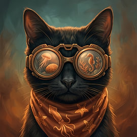 Kater NOCSI als zeeavonturier