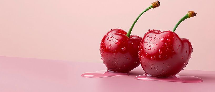 Saftige Kirschen von Poster Art Shop