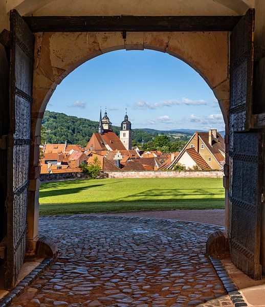 Schmalkalden from Wilhelmsburg Castle, Germany by Adelheid Smitt