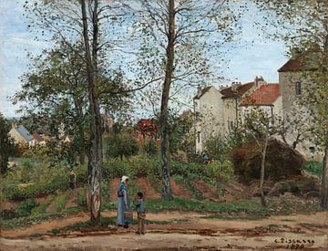 Paysage à Louveciennes (automne) (1870) de Camille Pissarro. sur Studio POPPY
