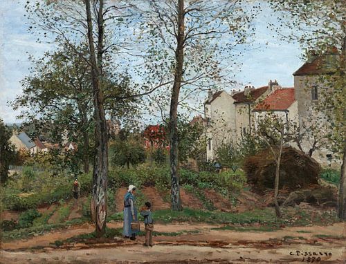 Landscape at Louveciennes (Autumn) (1870) by Camille Pissarro.
