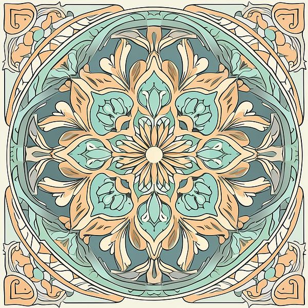 Painting Quiet Symmetry | Calmness by ARTEO Paintings