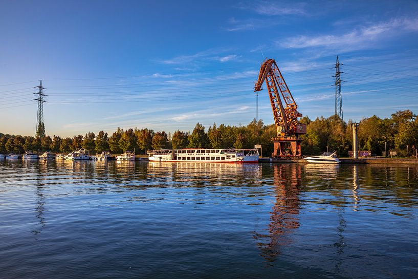 In the morning at the Prussian harbour by Frank Heldt