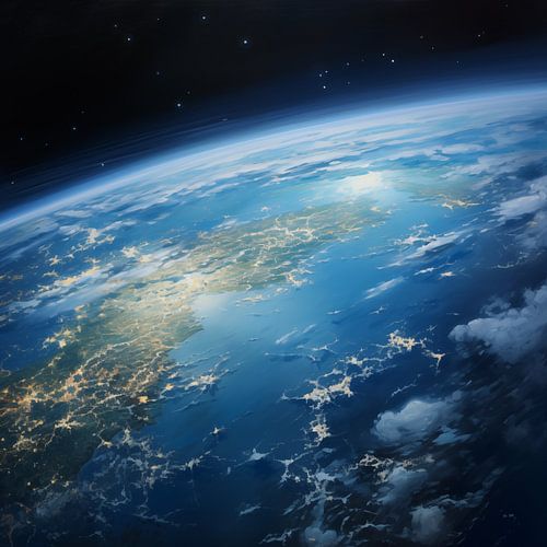 Earth in the light