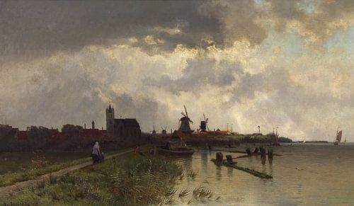 Herinnering aan de Zuiderzee, Edmond De Schampheleer, 1867