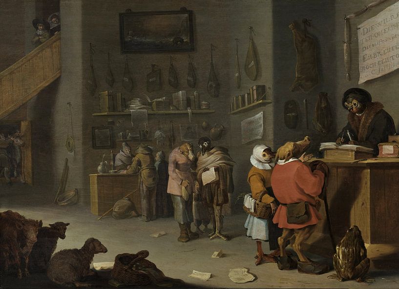 &quot;Who sues for a cow&quot;, Cornelis Saftleven by Masterful Masters