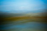 Dromerig duinmeer, abstracte foto