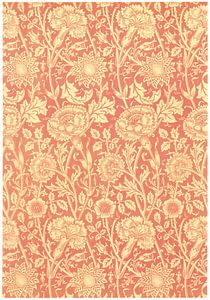 William Morris – Pink and rose design (for wallpaper)