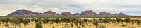 Panorama van Kata Tjuta, Olgas in Northern Territory Australië van Henk van den Brink thumbnail