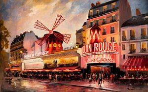 Moulin Rouge impressionistisch