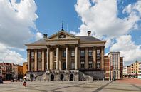 Rathaus von Groningen am De Grote Markt, die Niederlande von Martin Stevens Miniaturansicht