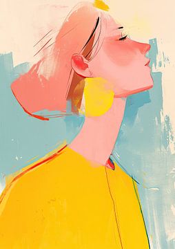 Portret minimalistisch van ARTEO Schilderijen