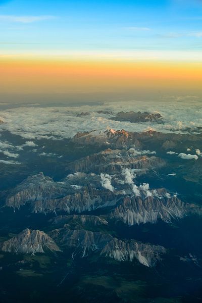 Sonnenuntergang über den Dolomiten von Denis Feiner