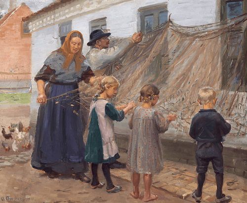 Anna Ancher, Visnetten, 1911