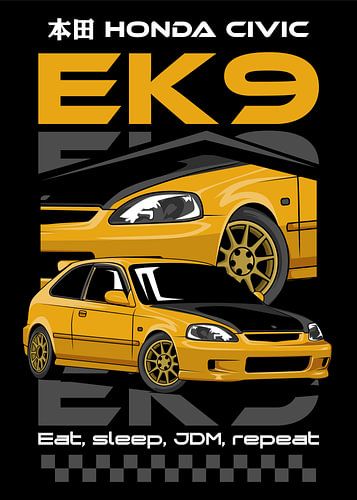 Honda Civic Type R EK9 JDM Car